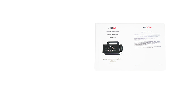 Manual de instrucciones multilingüe PIOON